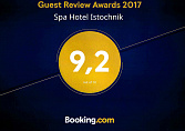 Премия "Guest Review Awards 2017" от сервиса Booking.com